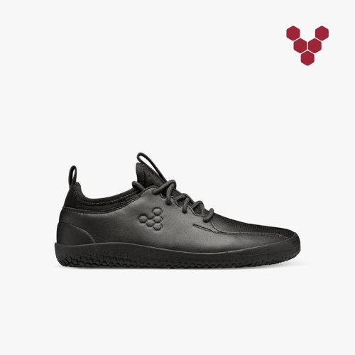 Vivobarefoot Primus School II Juniors Trainers Black UK IUKO